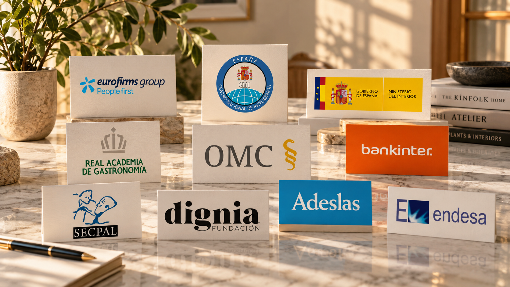 Logos of organisations Constanza Cervino has worked with